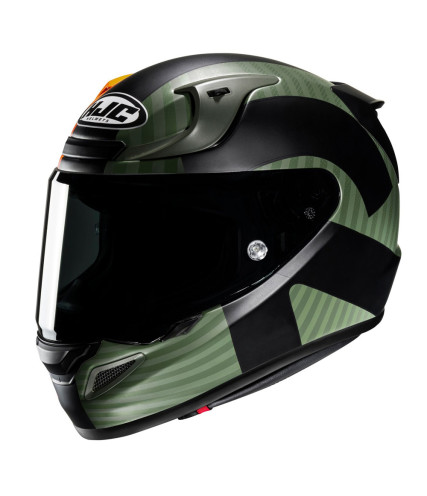 HJC RPHA 12 OTTIN MC47SF RACING ΚΡΑΝΟΣ FULL FACE BLACK KHAKI ORANGE
