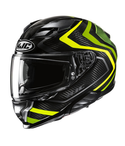 HJC F71 CARBON NEVIO MC3H ΚΡΑΝΟΣ FULL FACE BLACK FLUO
