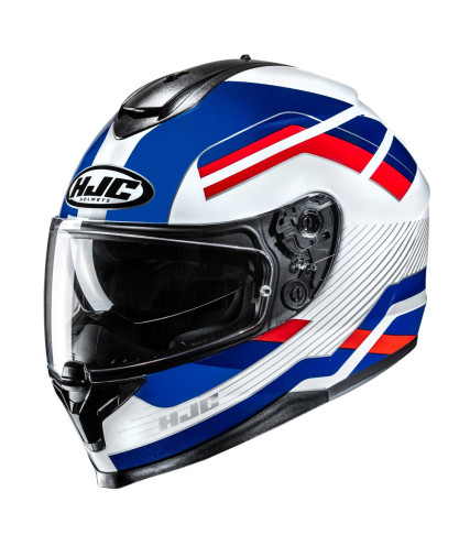 HJC C70N BELIS MC21 ΚΡΑΝΟΣ FULL FACE WHITE RED BLUE
