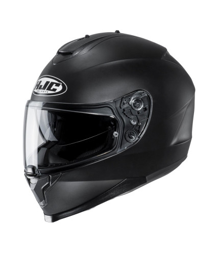 HJC C70N ΚΡΑΝΟΣ ΜΗΧΑΝΗΣ FULL FACE SEMI FLAT BLACK