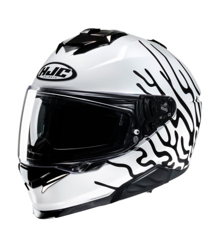 HJC i71 CELOS MC3H ΚΡΑΝΟΣ FULL FACE WHITE FLUO