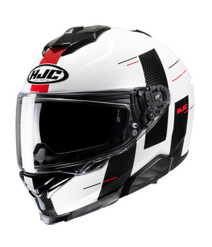 HJC i71 PEKA MC1 ΚΡΑΝΟΣ FULL FACE RED WHITE BLACK