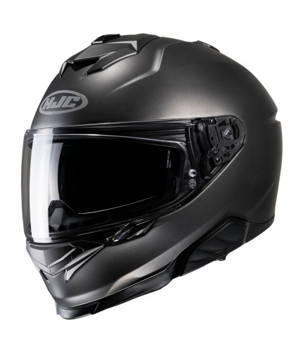 HJC i71 ΚΡΑΝΟΣ FULL FACE SEMI FLAT TITANIUM