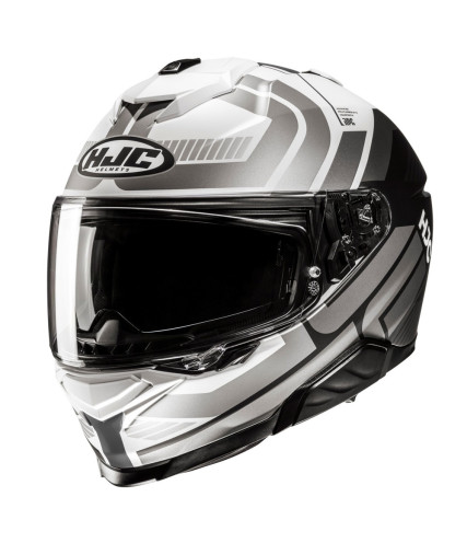 HJC i71 VIZ MC5 ΚΡΑΝΟΣ FULL FACE WHITE TITANIUM