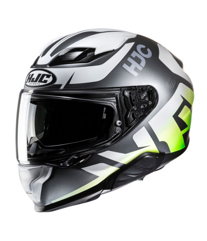 HJC F71 BARD MC4HSF ΚΡΑΝΟΣ FULL FACE TITANIUM FLUO