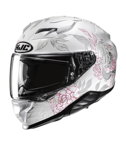 HJC F71 ELIZ MC8 ΚΡΑΝΟΣ FULL FACE WHITE SILVER