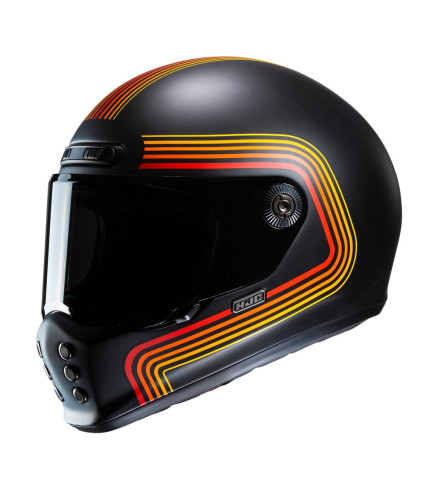 HJC V10 FONI MC1SF ΚΡΑΝΟΣ FULL FACE BLACK ORANGE