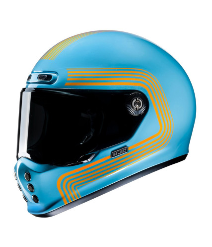 HJC V10 FONI MC27 ΚΡΑΝΟΣ FULL FACE TORTOISE YELLOW