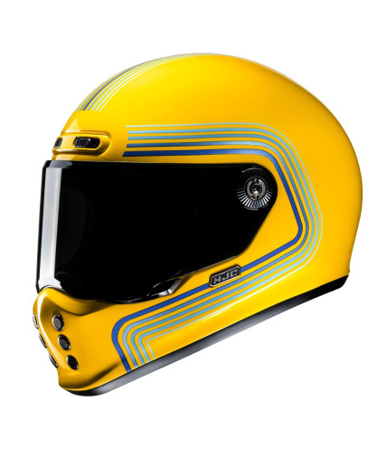 HJC V10 FONI MC3 ΚΡΑΝΟΣ FULL FACE YELLOW BLUE