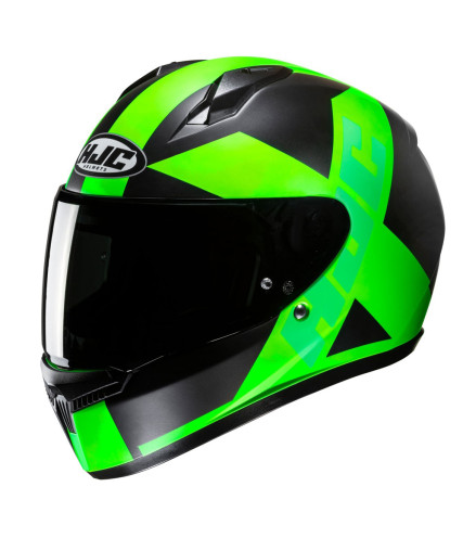 HJC C10 TEZ MC4HSF ΚΡΑΝΟΣ FULL FACE BLACK GREEN