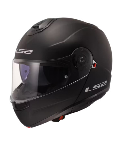 LS2 FF908 STROBE II ΚΡΑΝΟΣ ΜΗΧΑΝΗΣ FLIP UP MATT BLACK