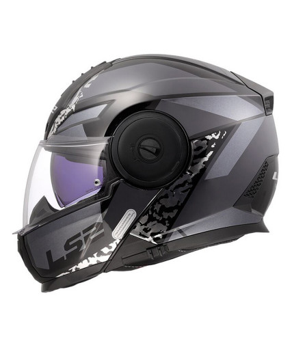 LS2 SCOPE II FF902 OXYD ΚΡΑΝΟΣ FLIP UP BLACK TITANIUM