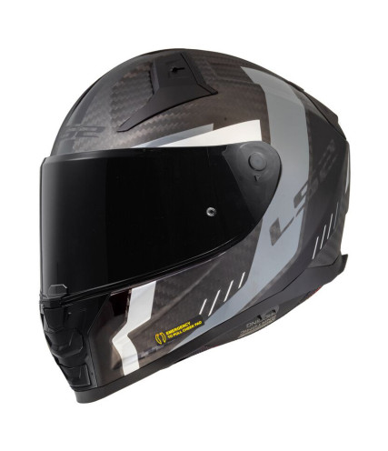 LS2 VECTOR II FF811 ΚΡΑΝΟΣ ΜΗΧΑΝΗΣ FULL FACE CARBON GRID GREY BLACK