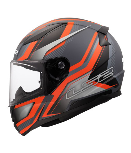 LS2 RAPID II FF353 FLITZ ΚΡΑΝΟΣ FULL FACE MATT ORANGE TITANIUM