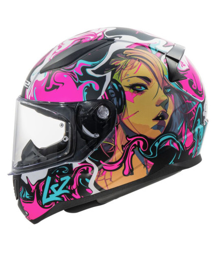 LS2 RAPID II FF353 CYBERG ΚΡΑΝΟΣ FULL FACE MATT PINK