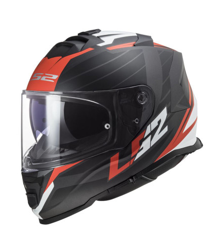 LS2 FF800 STORM II NERVE ΚΡΑΝΟΣ FULL FACE MATT RED BLACK