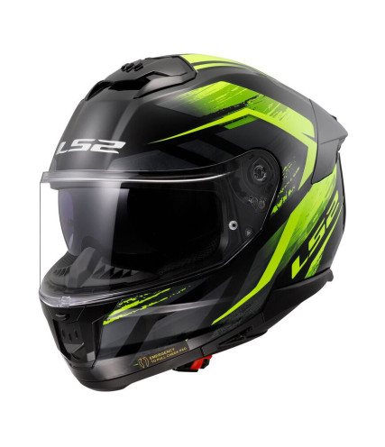 LS2 STREAM II FF808 ΚΡΑΝΟΣ FULL FACE FURY GREEN BLACK