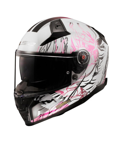 LS2 VECTOR II FF811 DARFLO ΚΡΑΝΟΣ FULL FACE ΓΥΝΑΙΚΕΙΟ WHITE PINK