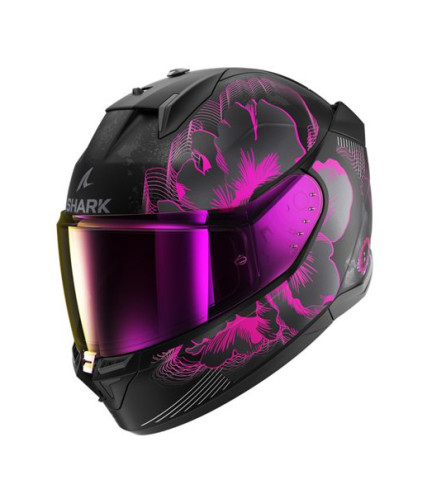 SHARK D-SKWAL 3 MAYFER EKVAS ΚΡΑΝΟΣ FULL FACE ΜΑΤΤ BLACK VIOLET ANTHRACITE