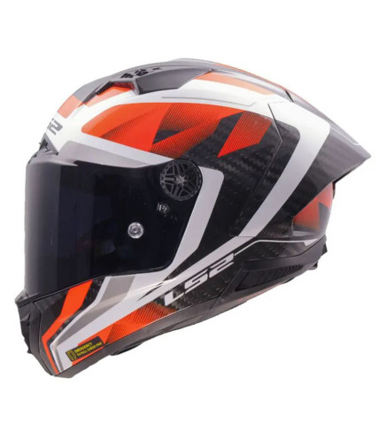 LS2 THUNDER GP AERO FF805 RAUTE ΚΡΑΝΟΣ FULL FACE CARBON RED WHITE