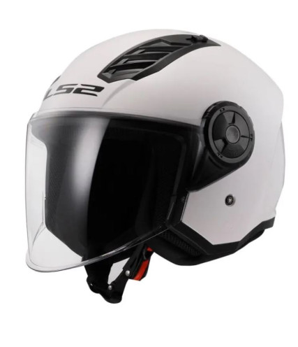 LS2 AIRFLOW II OF616 ΚΡΑΝΟΣ JET SOLID GLOSS WHITE