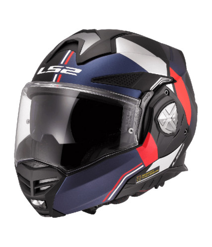 LS2 FF901 ADVANT X ULTRA ΚΡΑΝΟΣ ΜΗΧΑΝΗΣ FLIP UP MATT BLUE RED