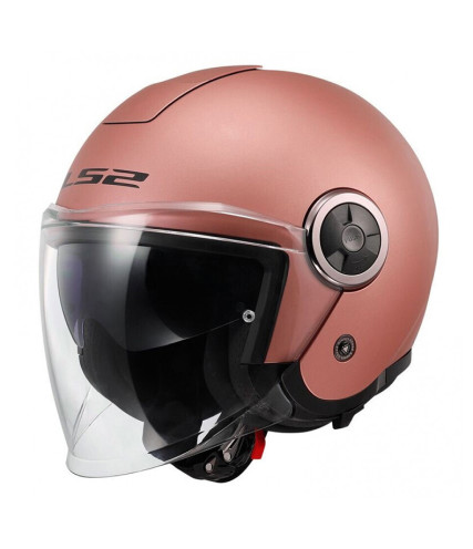 LS2 CLASSY OF620 ΚΡΑΝΟΣ JET MATT GOLD PINK