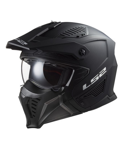 LS2 DRIFTER OF606 ΚΡΑΝΟΣ JET ΜΕ ΜΑΣΚΑ MATT BLACK