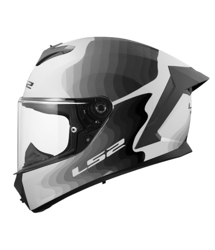 LS2 RAPID III FLOW FF820 ΚΡΑΝΟΣ FULL FACE WHITE GREY 