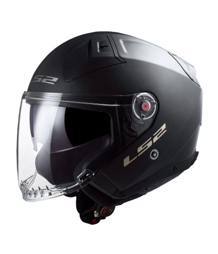 LS2 INFINITY II OF603 ΚΡΑΝΟΣ JET MATT BLACK HPFC