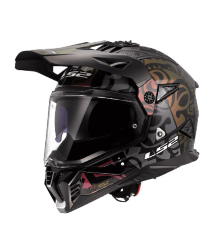 LS2 PIONEER II MX702 RANGI ΚΡΑΝΟΣ ADVENTURE BLACK PINK
