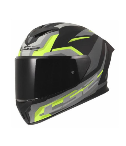 LS2 RAPID III HYPER FF820 ΚΡΑΝΟΣ FULL FACE MATT TITANIUM FLUO 