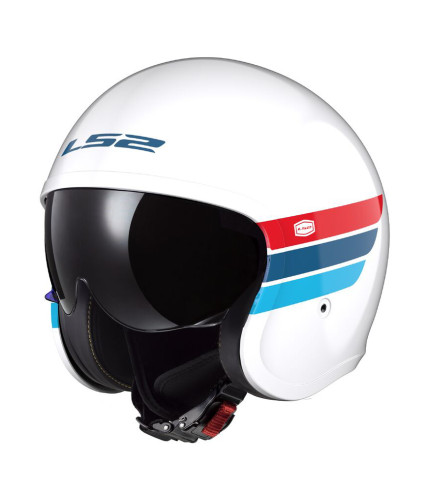 LS2 SPITFIRE II OF599 RETRO ΚΡΑΝΟΣ JET WHITE RED BLUE