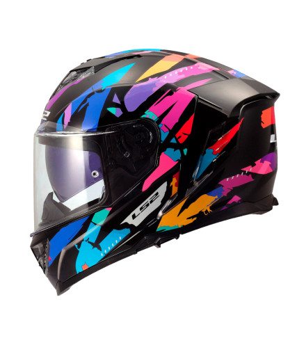 LS2 STORM III FF818 ΚΡΑΝΟΣ FULL FACE KAOS PURPLE BLUE