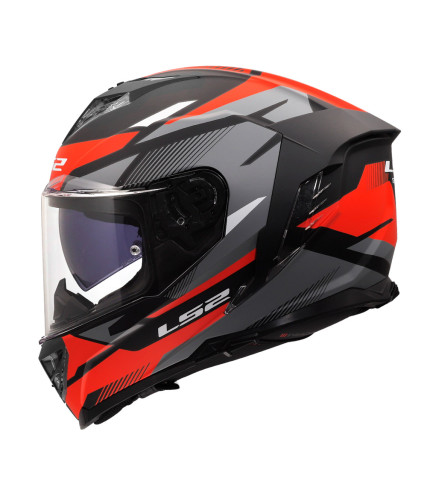 LS2 STORM III FF818 ΚΡΑΝΟΣ FULL FACE MATT KOMAI BLACK RED