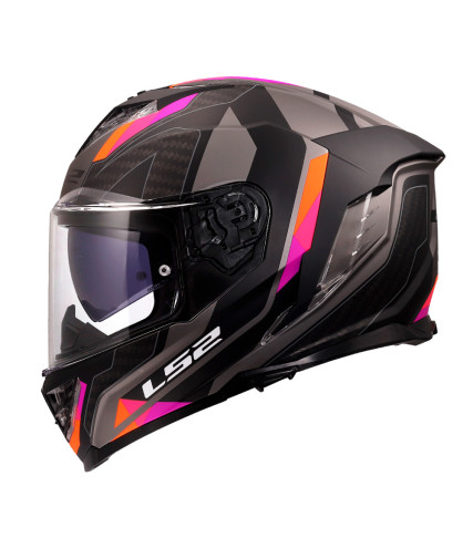 LS2 STORM III FF818 ΚΡΑΝΟΣ FULL FACE SPORTY MATT GREY PURPLE 