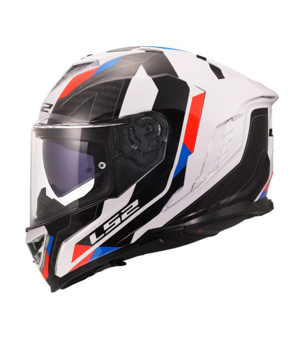 LS2 STORM III FF818 ΚΡΑΝΟΣ FULL FACE SPORTY WHITE BLUE RED