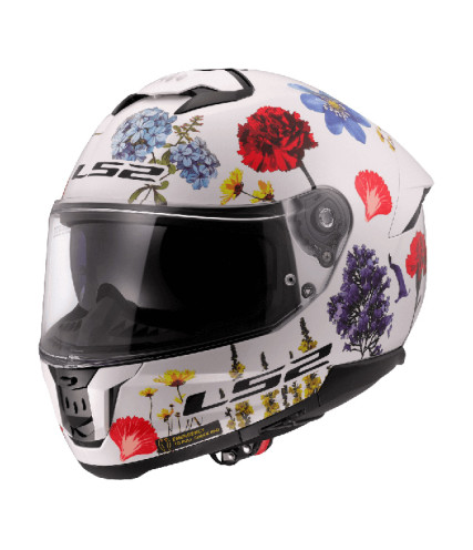 LS2 STREAM II FF808 ΚΡΑΝΟΣ FULL FACE FLOWERS PINK