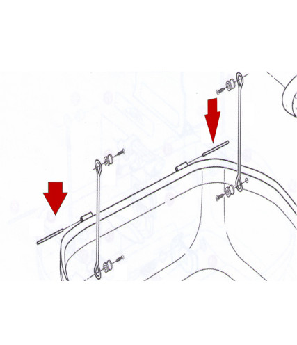 Πύρος μεντεσέ Z635R_E470/E350/E30 givi