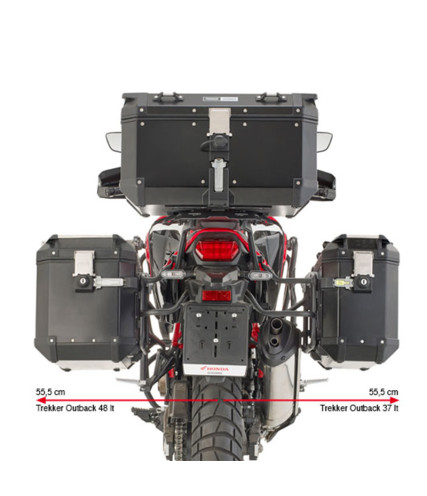 ΒΑΣΕΙΣ ΠΛΑΪΝΩΝ ΒΑΛΙΤΣΩΝ PLO1179CAM_CRF1100LAFRICA TWIN/ ADV SPORTS 2019-21 ΣΥΝ ΚΙΤ  HONDA GIVI