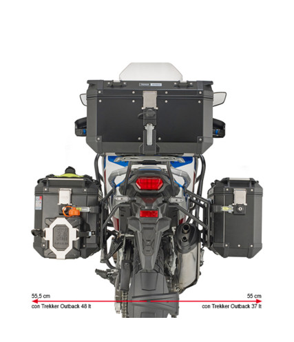 ΒΑΣΕΙΣ ΠΛΑΪΝΩΝ ΒΑΛΙΤΣΩΝ PLO1178CAM_CRF1100LAFRICA TWIN ADV SPORTS 2019-21 ΣΥΝ ΚΙΤ  HONDA GIVI