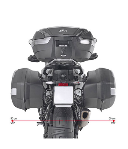 ΒΑΣΕΙΣ ΠΛΑΪΝΩΝ ΒΑΛΙΤΣΩΝ PLX5138  S1000XR\'20  BMW GIVI