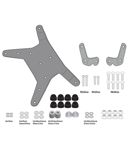 ΚΙΤ ΖΕΛΑΤΙΝΑΣ D7711KIT_ADVENTURE \'20  ΚΤΜ  GIVI