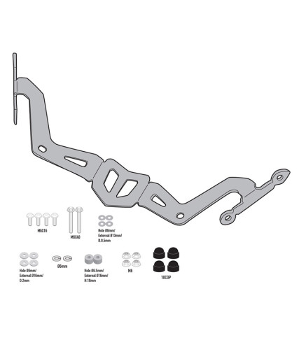 ΚΙΤ ΖΕΛΑΤΙΝΑΣ A2151A Z 650-Z900 (20) KAW /MT-03 321 (20) YAM GIVI