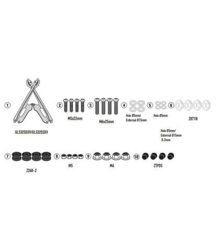 ΚΙΤ ΓΙΑ ΖΕΛΑΤΙΝΑ D5142KIT, ΓΙΑ CE 04 (2022) GIVI