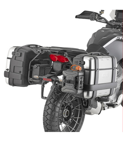 ΒΑΣΕΙΣ ΠΛΑΪΝΩΝ ΒΑΛΙΤΣΩΝ PLO8208MK_STELVIO (2024) ΓΙΑ MONOKEY   MOTO GUZZI GIVI