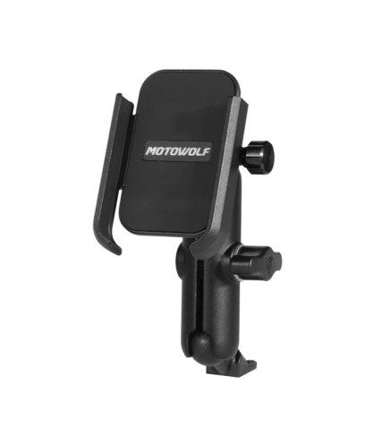 MOTOWOLF MOBILE PHONE HOLDER ΒΑΣΗ ΚΙΝΗΤΟΥ ΜΕ ΒΡΑΧΙΩΝΑ ΓΙΑ ΚΑΘΡΕΠΤΗ
