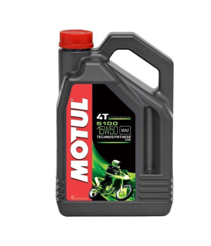 MOTUL ΛΑΔΙ ΚΙΝΗΤΗΡΑ ΗΜΙΣΥΝΘΕΤΙΚΟ 5100 15W50 4T MA2 4L