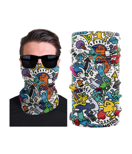 ΜΠΑΝΤΑΝΑ ΛΑΙΜΟΥ AGVPRO B057 CRAZY PEOPLE UVPF 50+