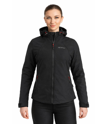  AGVPRO SECRET-DR ΓΥΝΑΙΚΕΙΟ ΧΕΙΜΕΡΙΝΟ ΜΠΟΥΦΑΝ ΜΗΧΑΝΗΣ SOFT SHELL BLACK